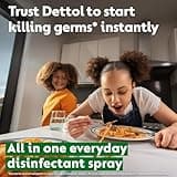 Dettol All In One Disinfectant Spray, Summer Fruits, 6 Pack (300 ml Each) - Fresh Pet & Shoe Sanitizer, Sofa Antibacterial Cleaner, Multipurpose Liquid, Germ Protection