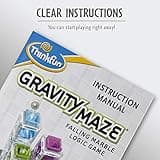ThinkFun Gravity Maze Falling Marble Challenge Logic Brain Game and STEM Toys for Boys and Girls Age 8 Years Up for Kids and Adults