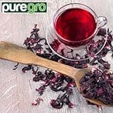 Puregro Hibiscus Flowers Whole Dried | 1kg | Pack of 1 | Hibiscus Tea Infusion | Flor de Jamaica | Dried Sorrel | Quality Ingredient for Brewing & Distilling