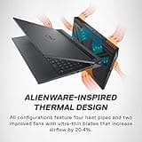 Dell G15 5530 15.6" FHD 120Hz Gaming Laptop, Intel Core i5-13450HX, NVIDIA GeForce RTX 3050 6GB, 16GB RAM, 512GB SSD, Windows 11 Home, English-UK Backlit Keyboard, Dark Shadow Grey