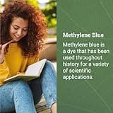 Earth Harmony Methylene Blue Pharmaceutical Grade 99.99% with Dropper, with Liquid Gold for Enhanced Photodynamic Activity & Increased Absorption, Methylene Blue USP Grade, No Formaldehyde (2 Oz)