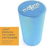 Maximo Fitness Foam Roller - Exercise Rollers for Trigger Point Self Massage and Muscle Tension Relief, 15cm x 45cm Massager for Back, Legs, Workouts, Gym, Pilates and Yoga, Blue