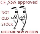 Skyrunner Adult Kangaroo Shoes Jumping Stilts Fitness Exercise (155~200 Ibs/70~90kg) Bouncing shoes (Black)