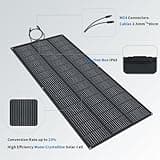 FIREFLY ENERGY 400W Flexible Solar Panel (2 Pack 200Watts) Monocrystalline Solarpanel Photovoltaic Panel Solar Modules for RV Campers,Off-Grid, Caravans, Boats, Roofs