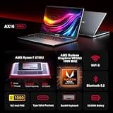 ACEMAGIC 2025 Laptop Computer - 16.1'' FHD Display Laptop with AMD Ryzen 7 5700U Processor (Up to 4.3 Ghz), 16GB Ram DDR4x2 512GB SSD Notebook with Backlit Keyboard, Support WiFi 6
