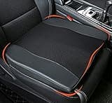 Car Seat Cushion, Comfort Memory Foam Car Cushions for Driving - Sciatica & Lower Back Pain Relief, Driver Seat Pillow for Vehicles, Office Chair, Wheelchair - Black