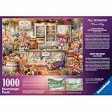 Ravensburger All Seasons Flower Shop 1000 Piece Jigsaw Puzzles for Adults and Kids Age 12 Years Up