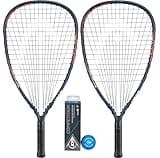 HEAD MX Fire Twin Racketball Set with 3 Racketball Balls