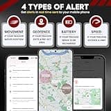 SafeTag Mag – Rechargeable Magnetic GPS Tracker, Car, Van, Motorbike, Caravan, etc. 34-195 Countries, 90 Day Standby, Real Time Tracking and Notifications, 7 Day Free Trial+SIM Included, UK Company