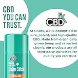 CBDfx 750mg CBD High Strength Muscle & Joint Balm Stick with Menthol, Wintergreen and Black Pepper Oil (60ml Hemp Balm Roll)