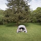 Vango Purbeck 600XL Family Tent [Amazon Exclusive], Large 6 Man Tent with 3 Rooms, Enclosed Porch Area, Double Living Area, Climate Windows - Vivid Grey