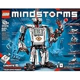LEGO MINDSTORMS EV3 Building Set Includes 3 Interactive Servo Motors, Remote Control, Improved And Redesigned Color Sensor, Redesigned Touch Sensor, Infrared Sensor And 550+ LEGO Technic Elements