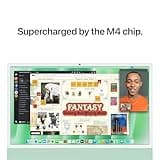 Apple iMac All-in-One Desktop Computer with M4 chip with 8-core CPU and 8-core GPU: Built for Apple Intelligence, 24-inch Retina Display, 16GB Unified Memory, 256GB SSD Storage; Green