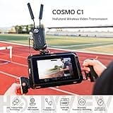 Hollyview Cosmo C1 Wireless HDMI/SDI Video Transmission System, 40ms Latency 1000ft Range 1080P 5G USB Direct Live Stream, Wireless Video Audio Image Transmitter Receiver for DSLR Mirrorless Camera