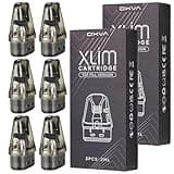 for OXVA XLIM PODS (0.6) for Xlim Pro 2 Oxva Vape Pods Xlim Pro Vape Kit Pods 2ml Refillable Cartridge Coil E Cigarettes V3 Pod No Nicotine (0.6ohm 20w-25w) compatible with sv trading