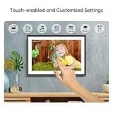 ARZOPA Digital Photo Frame WiFi 15.6 Inch 1920x1080 32GB Full HD IPS Touch Screen Frameo Digital Picture Frames Auto Rotate Electronic Photo Frame Share Photos Videos Music Alarm