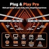 NAIKLULU 16 Inch 2025 Gamer Laptop R-7 5825U Processor (2.0 to 4.5 Ghz), 16GB RAM 1TB SSD Gaming Notebook Computer with Backlit Keyboard/Fingerprint Unlocking/Type-C/Webcam/Touchpad/51.97Wh/Wifi 6