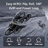 DJI Avata 2 Fly More Combo (3 Batteries), FPV Drone with Camera 4K, Immersive Experience, One-Push Acrobatics, Built-in Propeller Guard, 155° FOV, Camera Drone with Goggles 3 and RC Motion 3