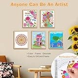 Adult Colouring Book: Stress Relief Colouring Books for Adults Relaxation with with 30 Pattern Included Mandalas Inspirational Flower, Spiral Colouring Pad Thick Paper with PVC Pad, Gift for Women Men