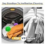 Laundry Washing Ball for Washing Machine Easy to Use Clean & Soften Clothes Wash Ball