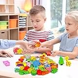 Toys for 2 Year Olds Boys Girls, Threading Toys for 2 Year Olds Toddlers Animals Fruits Vegetables String Lacing Beads Wooden Toys, Montessori Educational Toys Gifts for 3 4 5 Year Olds Kids