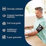 OMRON X3 Comfort Automatic Upper Arm Blood Pressure Monitor for Home Use - Clinically Validated BP Monitor for Use in Diabetics or During Pregnancy - BP Machine with Intelli Wrap Cuff (22-42 cm)