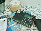 Steepletone SAB2019 Airband Radio Receiver, Airband, Shortwave, FM Radio (Radio + Batteries + Earphone + Mains Power Adapter)