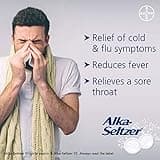 Alka-Seltzer Alka Seltzer Original Effervescent Tablets with Aspirin, Fast and Effective Pain Relief for Cold and Flu, 1 Pack of 20