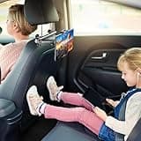 Soporte para tableta para automóvil, Soporte para tableta para automóvil, Soporte telescópico para tableta con reposacabezas de coche, Soporte plegable para teléfono de coche, accesorios de coche