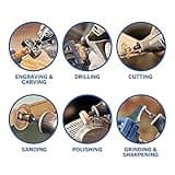 Dremel 4250 Rotary Tool 175 W, Multitool Kit with 3 Attachments 45 Accessories, 175W Motor with Electronic Feedback, Variable Speed 5.000-35.000 RPM