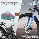 COLORWAY Electric Bike, 28 inch E Bike 250W Motor 7 Speeds transmission, 36V15AH removable lithium battery e bikes for men and women Maximum cruising range 45-100km