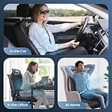 COMFIER Cooling Car Seat Covers Front Seats, Black 12V Cooling Car Seat Cushions, Front Seat Covers for Cars SUV Universal