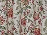 ILIV Sundour Linden Eyelet Curtains Ring Top Curtain Pair Cream 90x90 (229x183cm)