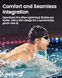 SHOKZ OpenSwim Pro Bone Conduction Sports Headphones, IP68 Waterproof Open-Ear Wireless Earphones with Bluetooth 5.4, 32GB of MP3 Storage, Noise Cancelling Mics, 9h Playtime for Running, Swimming-Red
