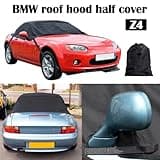 Car Cover Waterproof Replacement For Bmw Z3/Z4, Half Garage Car Cover Car Tarpaulin Windproof Half Cover For All-Weather Uv-Resistant Full Garage Rain Sun Dust Protection