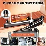Soporte para tableta para automóvil, Soporte para tableta para automóvil, Soporte telescópico para tableta con reposacabezas de coche, Soporte plegable para teléfono de coche, accesorios de coche