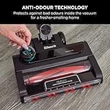 Shark Stratos Cordless Stick Vacuum Cleaner Pet Pro with Anti Hair Wrap Plus, 120 Mins Run-Time (2 Batteries), Clean Sense IQ & Anti-Odour, Pet, Crevice & Multi-Surface Tools, Charcoal/Silver IZ420UKT