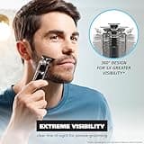 Wahl Pro Series High Visibility Trimmer, Close Cutting Blade, Lithium-Ion, Waterproof Beard Trimmer, Grooming Kit, Interchangeable Heads, Professional, Cordless, Close Cutting
