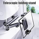 Soporte para tableta para automóvil, Soporte para tableta para automóvil, Soporte telescópico para tableta con reposacabezas de coche, Soporte plegable para teléfono de coche, accesorios de coche