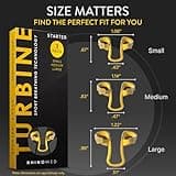 Turbine Nasal Dilator for Athletes - Pack of 3 Starter Turbine Dilators Designed for Athletic Training - Increase Airflow To Lungs by 38% During Exercise, Sports Training, Cycling & Running