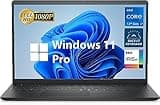 Dell Inspiron 15 3000 Business Laptop, 15.6" FHD Display, 12th Gen Intel Core i7-1255U, Windows 11 Pro, 32GB DDR4 RAM, 1TB PCIe SSD, WiFi 6, SD Card Reader, Long Battery Life