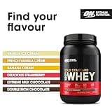 Optimum Nutrition Gold Standard Whey Protein, Muscle Building Powder with Naturally Occurring Glutamine and Amino Acids, Double Rich Chocolate, 29 Servings, 899 g, Packaging May Vary