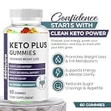 Keto Plus Gummies Weight Loss, Advance Weight Loss Support, 60 Gummies 1 Month Supply