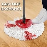 Vileda Turbo Microfibre Mop And Bucket Set, Spin Mop For Cleaning Floors, Set Of 1x Mop And 1x Bucket, Eco Packaging