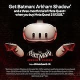 Meta Quest 3,512GB - Most Powerful Quest - The Ultimate Mixed Reality Experience - Batman: Arkham Shadow and 3-Month Meta Quest+ Trial Included