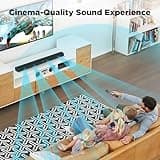 GarageRock 90W Soundbar TV Speakers,2-in-1 Detachable Sound Bars 5.0 Bluetooth Soundbar for TV with Clear Sound,3 EQ Modes, ARC/Optical/Aux/Wall Mount (Black)