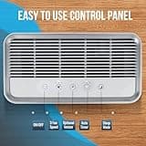 PureMate Air Purifier for Home 5 in1 with Ioniser and Sleep Mode - True HEPA Filter & Active Carbon, Removes Germs & Viruses, Allergies & Asthma, Pollen, Dust, Smokers, Hay Fever, Pets Dander