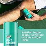 CBDfx 750mg CBD High Strength Muscle & Joint Balm Stick with Menthol, Wintergreen and Black Pepper Oil (60ml Hemp Balm Roll)