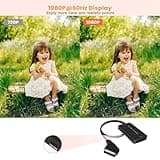Scart to HDMI Converter, Scart to HDMI Adapter Cable with 720P/1080P Switch for TV Monitor Projector, Scart Lead to HDMI Video Converters for VHS DVD Player STB Xbox Wii PS2 PS3 to TV
