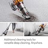 Dyson Detect Absolute V15 Cordless Vacuum Cleaner 369372-01, Yellow & Nickel, 230 W, 0.76 liters, 82 Decibeles